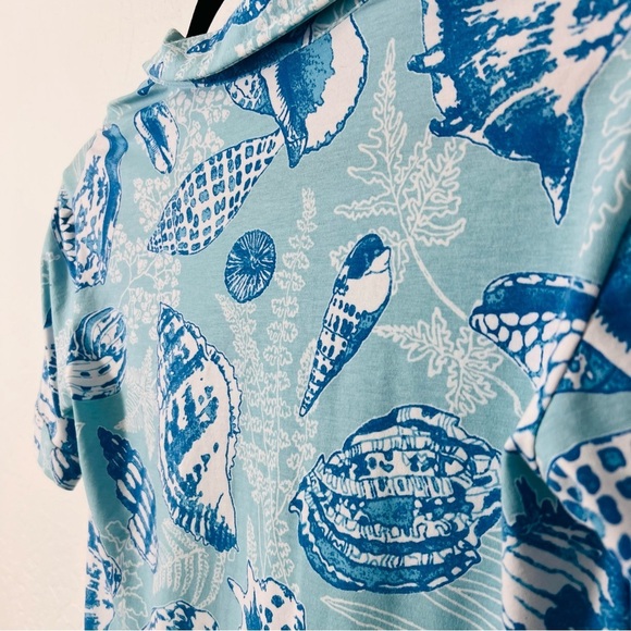 Tori Richard Honolulu Sea of Love Dress Sea Shells Ocean XS - Picture 7 of 7